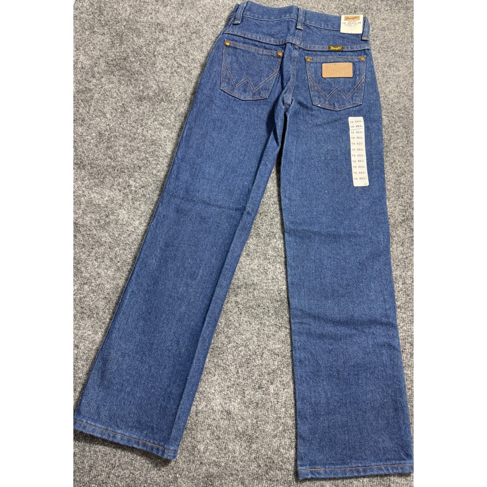 Vintage Wrangler Pro Rodeo Cowboy Cut 13MWZBP Blue Jeans Boys Size‎ 10 NWT